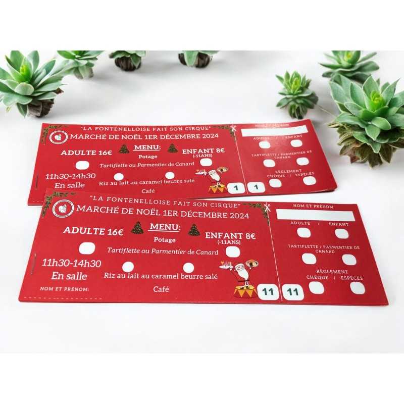 Tickets personnalisés